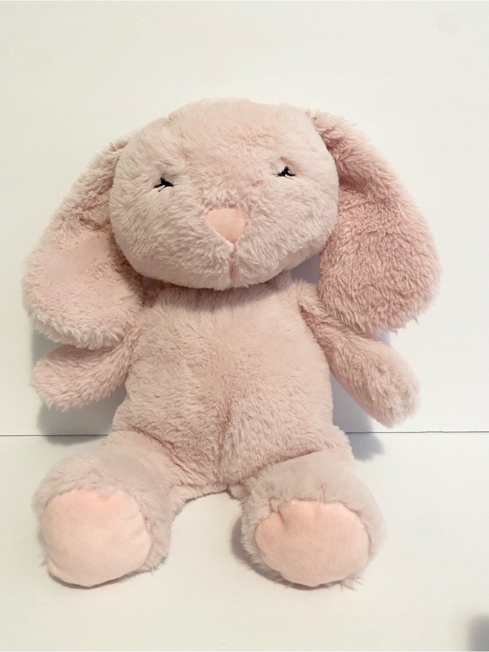 Kellytoy Pink Bunny Soft Plush Stuffed Animal Floppy Baby Girl Toy 13” Lovey